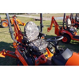Durafit Seat Covers, Seat Covers for Tractor BX23 KUBOTA Tractors in Waterproof New Conceal Camouflage (KU06 NCLC)