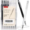 PenMont Retractable Gel Roller Pens, Japanese Style, 0.28mm Ultra Fine