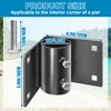 Stationary Dock Inside Corner Leg Pipe Holder, Heavy-Duty Floating Dock
