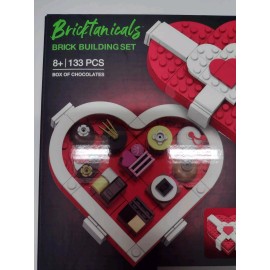 Brickcrafts New Brickcraft Bricktanicals Heart Box of Chocolates Building Bricks 133 Pieces