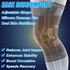 Luwint Knitted Knee Sleeves, Breathable Knee Stabilizer Braces with Adjustable