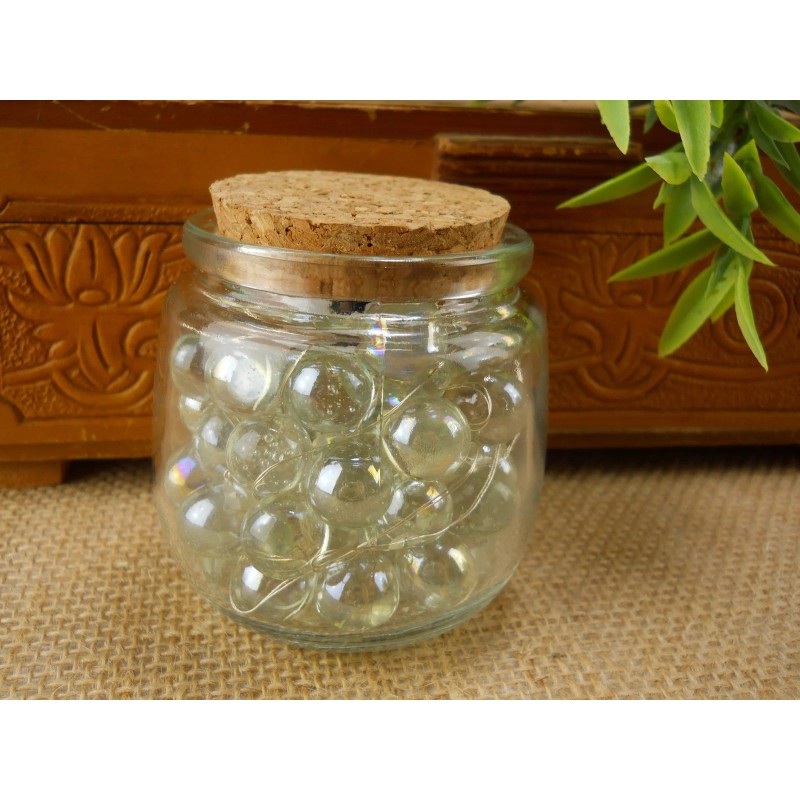 Decor LED Rope Nightlight Mystical Fairy Jar with Cork Lid