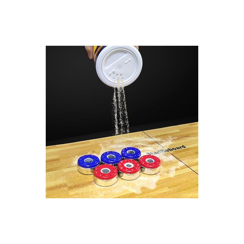 Shuffleboard Sand Wax Shuffleboard Powder Set with Small Brush &