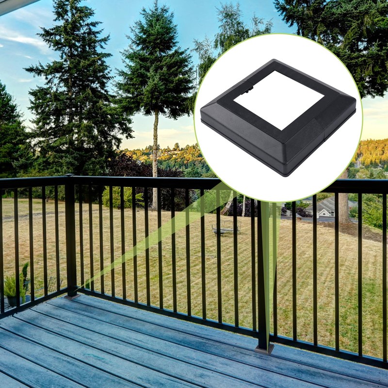 UFURMATE Post Base Cover, 4 Pack 3.5 x 3.5 Inch,