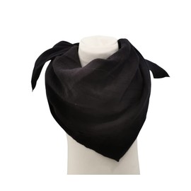 XXL Muslin Scarf for Men and Women (Black)