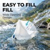 2L Collapsible Water Bag, 28mm Thread Compatible with Sawyer Squeeze