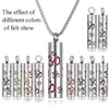 JEAN SMILE Essential Oil Necklace for Women, Aromatherapy Pendant Necklace