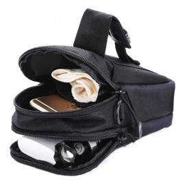 Bolsa Mariconera Bolso Bandolera Porta Celular Multiusos Color Negro 2