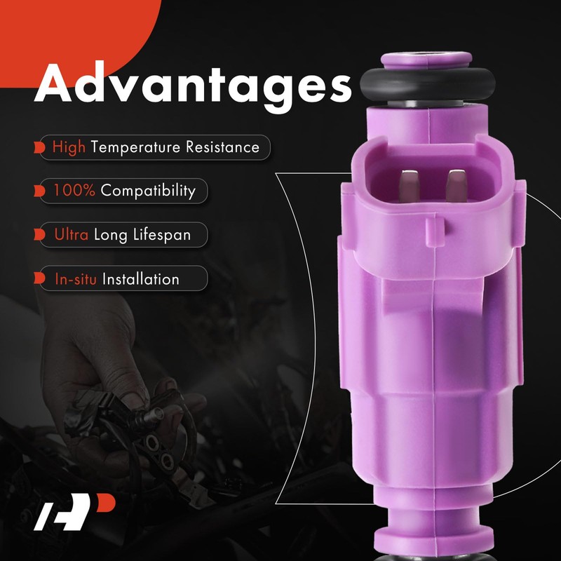 A-Premium Inyectores de combustible compatibles con Accent 2006-2011 Kia Rio