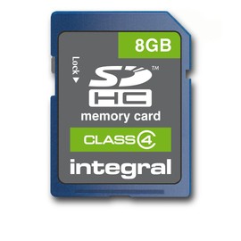 Integral 8GB SDHC Class 4 Card