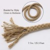 Tenn Well Braided Jute Rope, 25 Feet 11mm Thick Twine