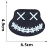 Unbranded GLOW IN THE DARK - XX FACE - EMBROIDERED