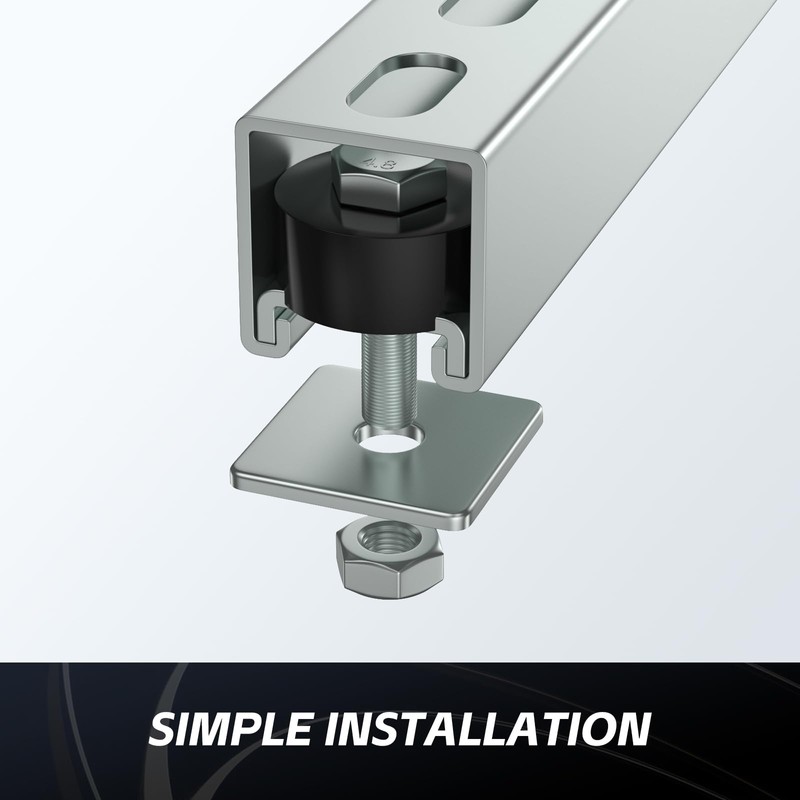 SKTREX Trolley Roller Wheels Limit Trolley Assembly Positioning for Unistrut