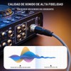 Cable XLR de 6 pies/4 unidades, cable de micrófono Nylong
