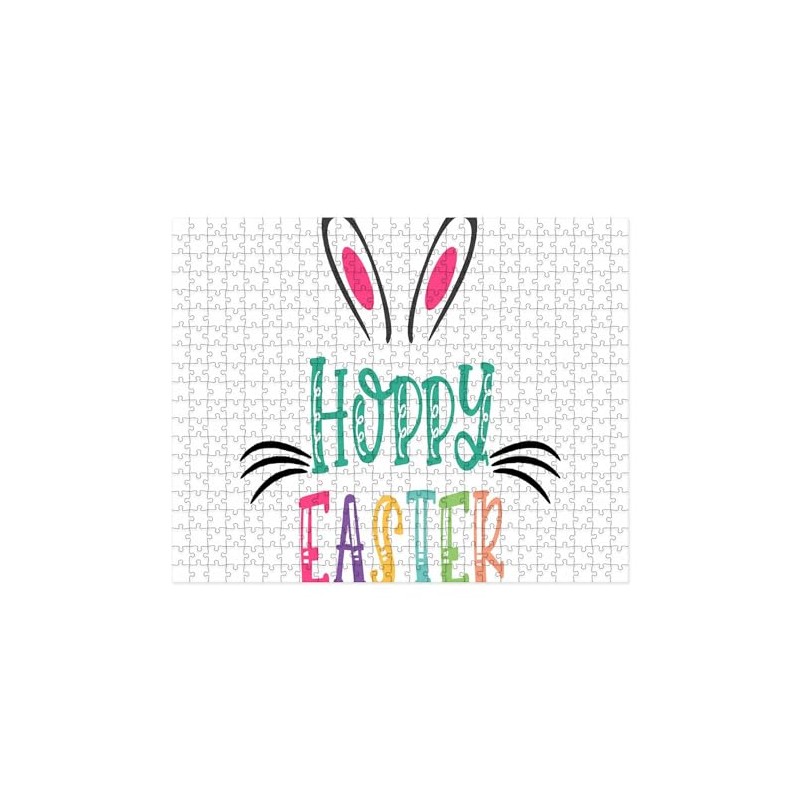 CafePress Hoppy Easter Large Puzzle, 500 pcs.