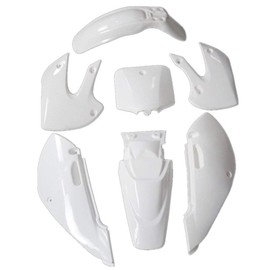 TDPRO Plastic Fairing Complete Kit for Kx 65 KX65 Fender Parts (White)