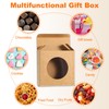 sourcing map 32Pcs Soap Packaging Boxes 3x3x1.2 Inch Kraft Soap
