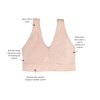 Wacoal womens B-smooth Bralette bras, Sand, 38 US