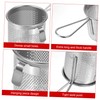 Cabilock Hot Pot Mesh Net Colander Practical Hanging Strainer for