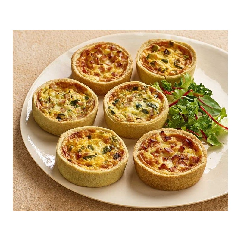 Samuel Groves Deep Pie Quiche Baking Tin 4.5” 4X Individual