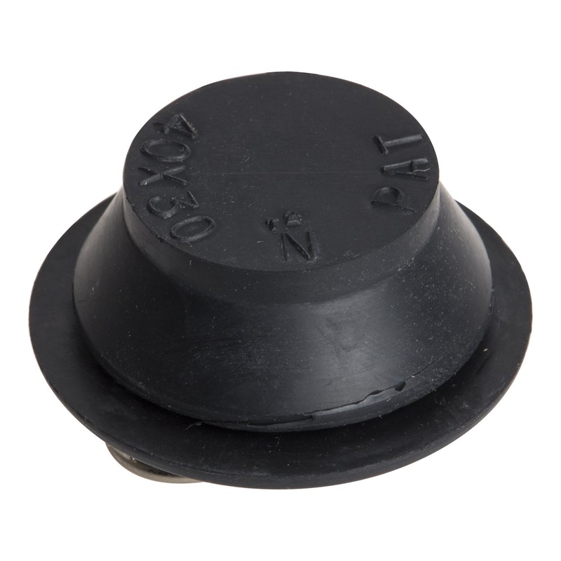 SANEI H27F-40 W-Type Rubber Stopper for Baths, Drain Diameter: 1.5–1.6