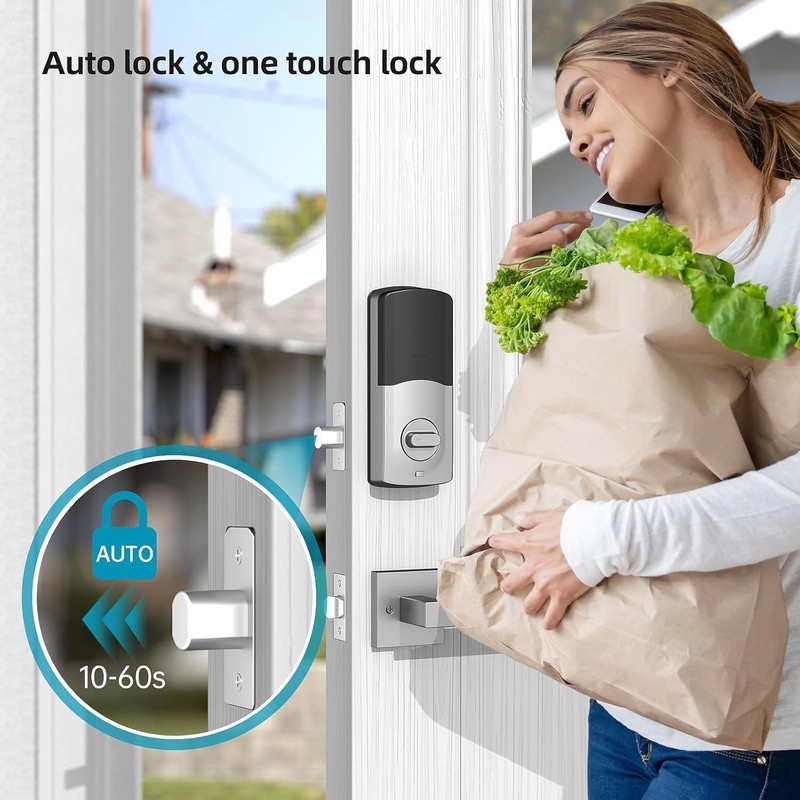 Smart Locks for Front Door, HEANTLE Deadbolt Door Lock Set