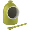 SCOOP! BIA Salt Pig & Spoon Lemon Grass, Green, 9