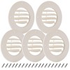 Calvana (5-Pack) 6.5" RV Ceiling Vent Covers for Inside Camper,