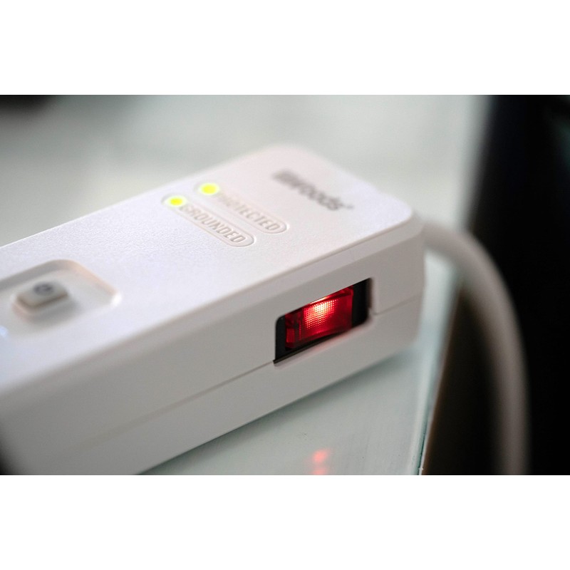 Woods 41715 Energy Saving Surge Protector Power Strip with 80