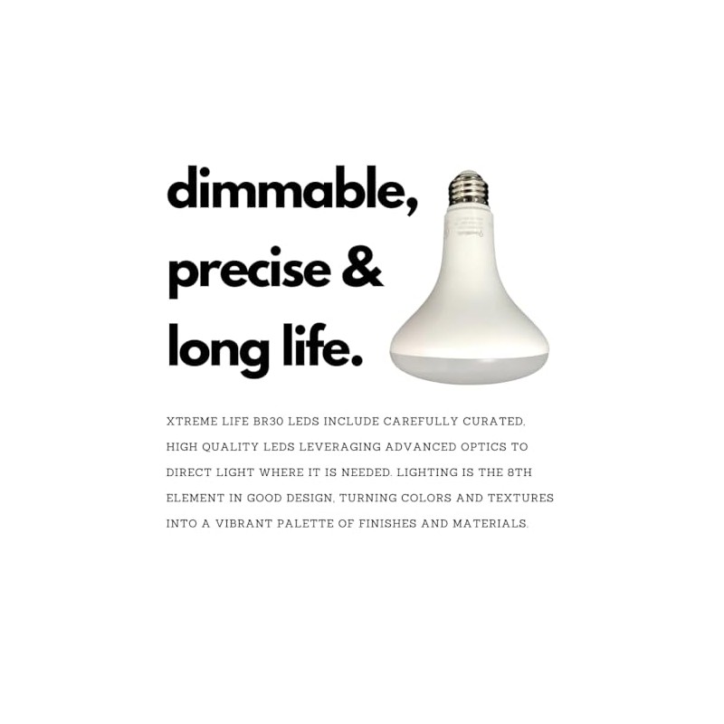 GoodBulb BR30 LED Light Bulb, 11-Watt (65W Equivalent) Dimmable, Energy