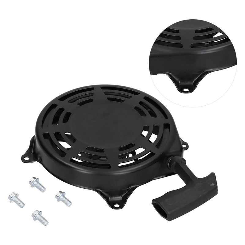 Recoil Starter Pull Engine Start Accessories Replacement with Screws for