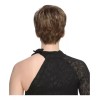 generic Peluca Corta Rubia Ombré For Mujer, Peluca Rizada De