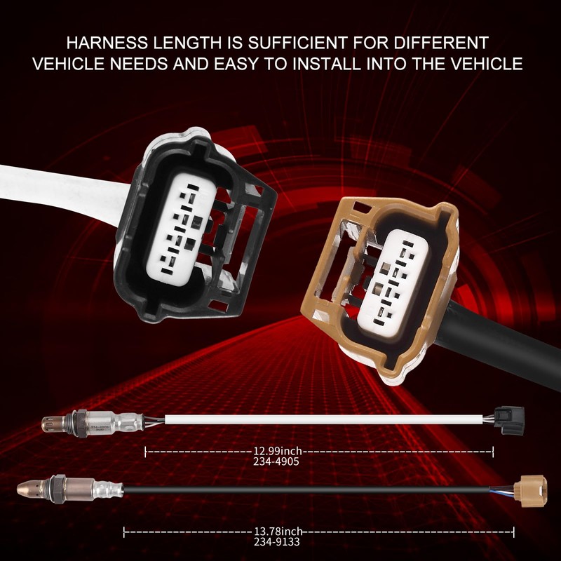 FIREMOTOO Pack of 2 O2 Oxygen Sensor 234-9133 Upstream and
