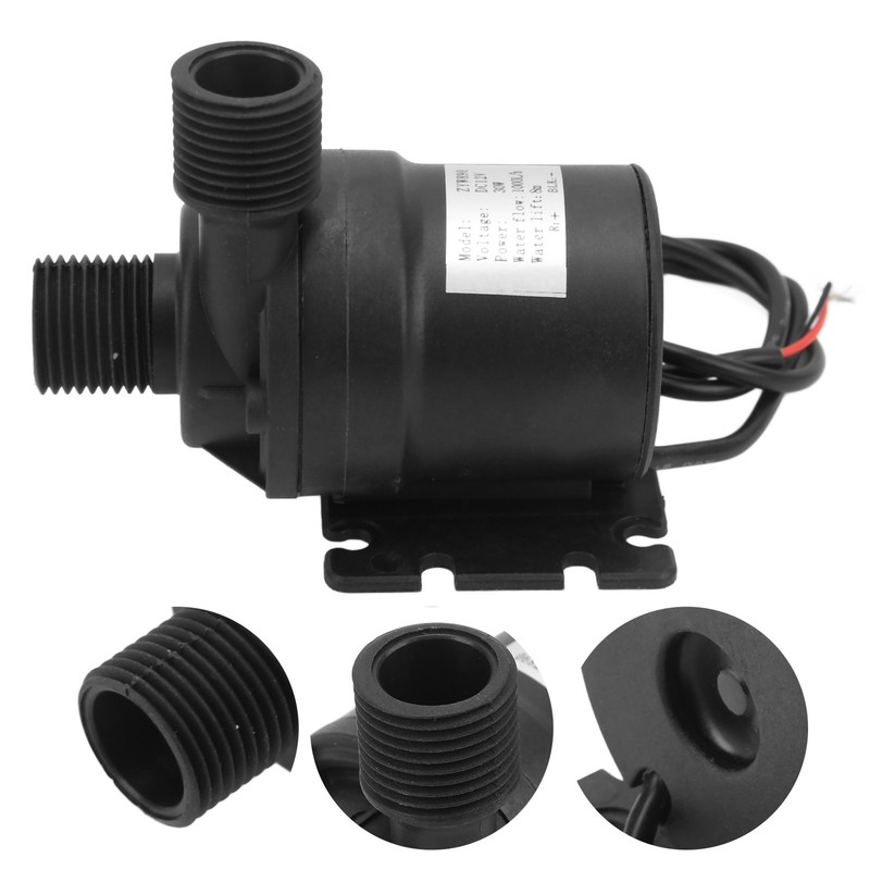 DC12V Brushless Water Pump Low Noise 30W 8m Lift Height