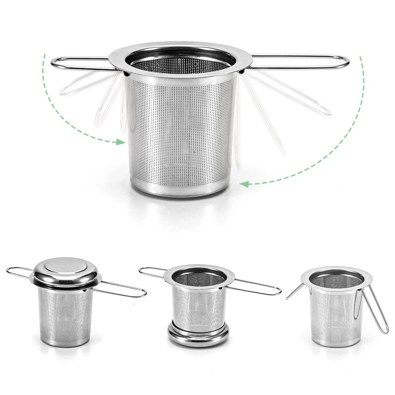 Pack of 2 tea strainers, tea infuser 304 stainless steel
