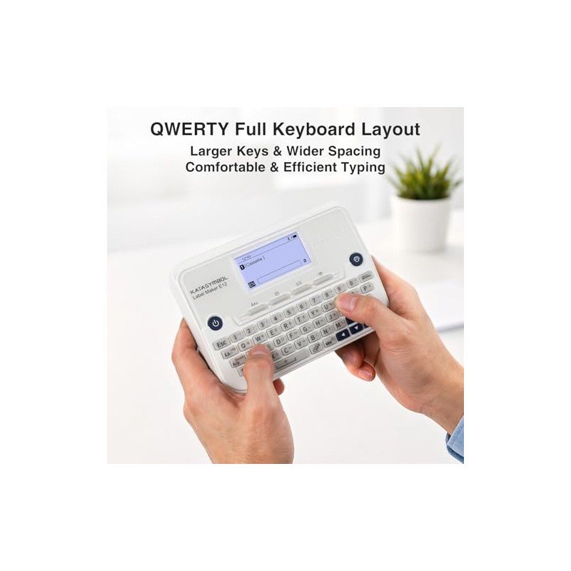 SUPVAN Máquina etiquetadora Bluetooth E12, compatible con teclado y aplicación