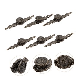 COHEALI 6pcs Zinc Alloy Cabinet Handles Stylish Pulls for Doors and Wardrobes Durable Replacement Parts for Easy Installation and Compact Design
