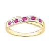 Old English Jewellers 9ct Yellow Gold on Silver Ruby &