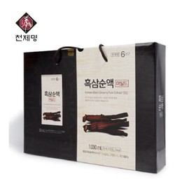 Cheonjemyeong 6-year-old black ginseng pure liquid mild 20 packets / 천제명 6년근 흑삼순액 마일드 20포