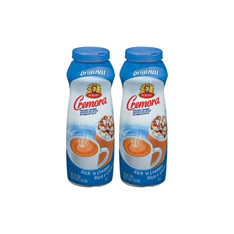 Borden Cremora Non- Dairy Powdered Coffee Creamer Original,16 oz bottle