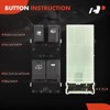 A-Premium Master Power Window Switch Compatible with Nissan Frontier 2005-2006,