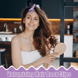 Volume Hair, Hair Curler Instant Curly Hair Volumizing, Multifunctional Curly Hair Root Hair Volume Hair Clip for Hair Styling Face Washing