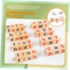 FELTECHELECTR 1set Rotating Letter Blocks Spelling Game Flash Cards for