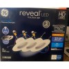 GE reveal led light pure ,clean light 3 pack