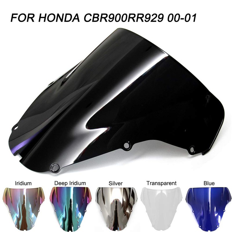 YUANYE Suitable for Honda 00-01 CBR900RR CBR929 Windshield Windshield (Deep