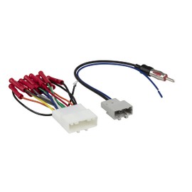 Scosche NN4A2B - Arnés de cables y adaptador de antena compatible con vehículos Nissan Select 2007-19, Subaru y Suzuki. Ver notas en imágenes para verificar que tu vehículo es compatible.