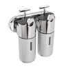 Soap Dispenser Dual Pump 1000ml Wall Mounted Easily Refilled Reusable