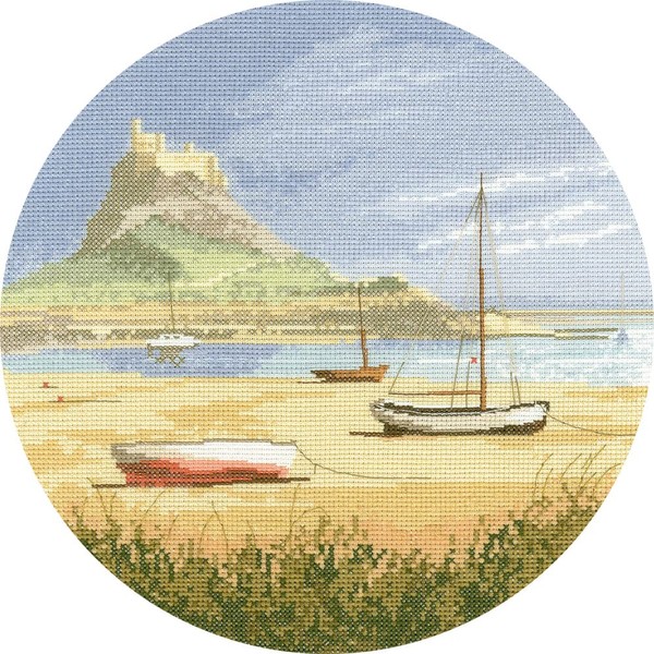 Heritage JCLF405-E 10-inch Lindisfarne (L) Counted Cross Stitch Kit