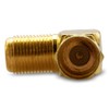 4 x F-angle plug, high end antenna plug, angle adapter,