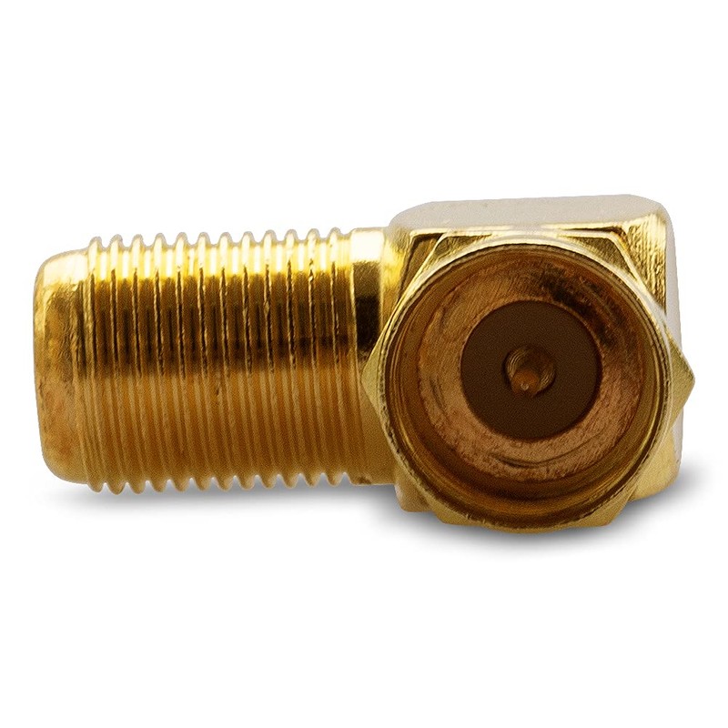 4 x F-angle plug, high end antenna plug, angle adapter,